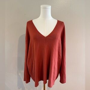 Lafayette 148 New York Terracotta Sweater